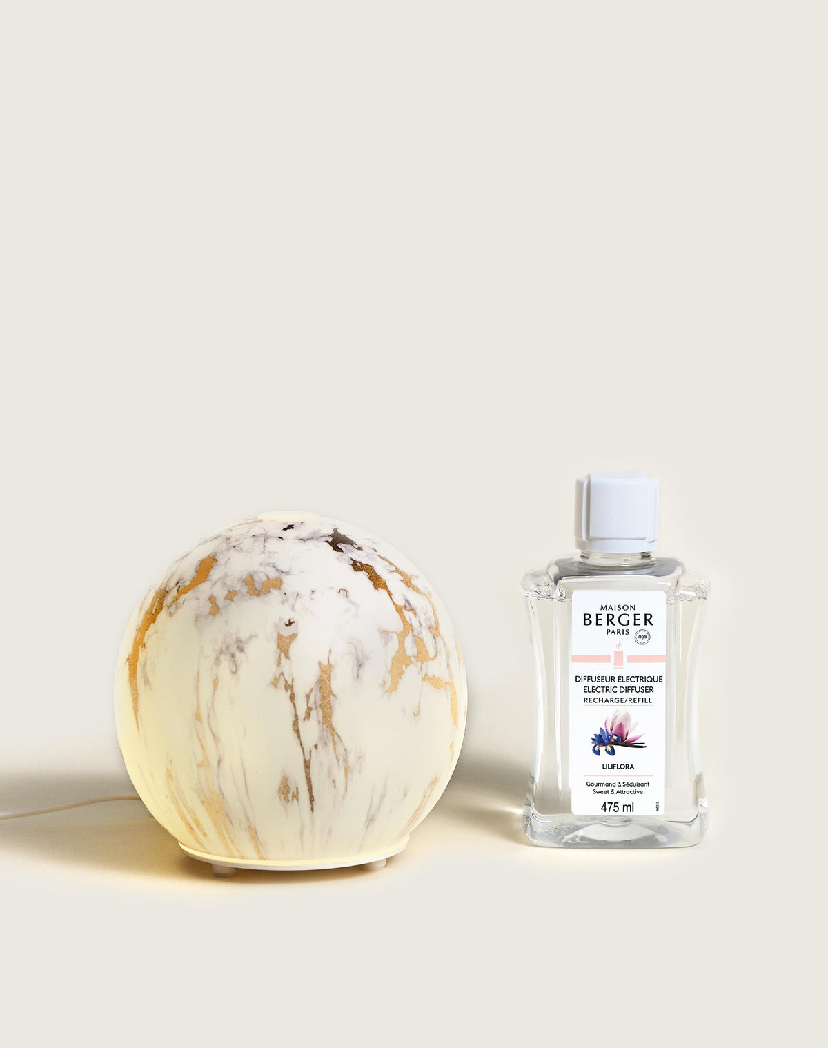 DIFUSOR DE PERFUME MARMOL BLANCO