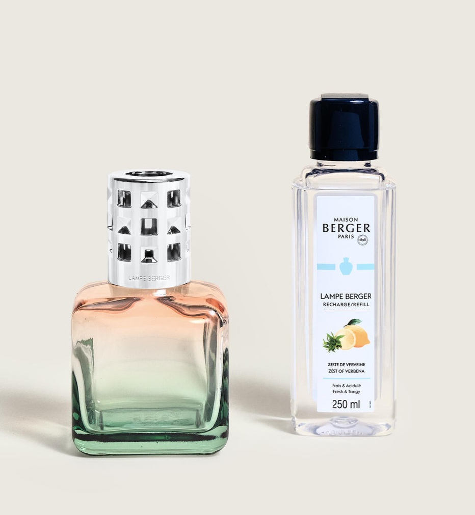 GOFRE LÁMPARA GLAÇON PÊCHE/VERTE - Maison Berger