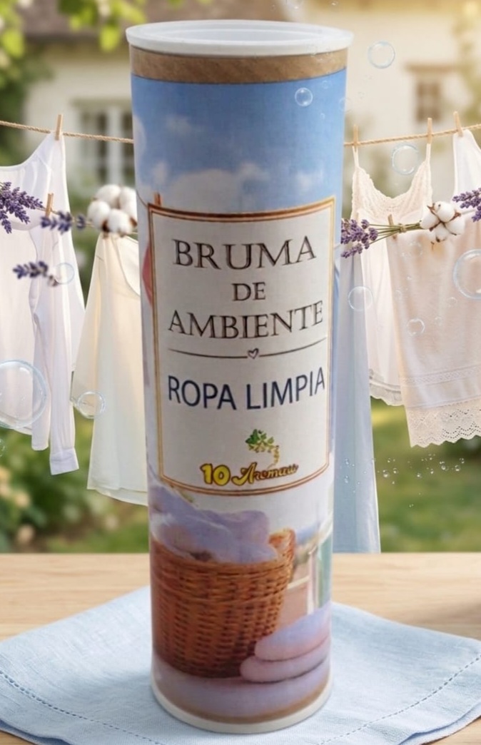 BRUMA DE AMBIENTE 10AROMASS (ropa limpia)